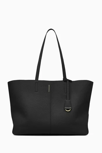 The Medium Snap Tote Bag in Leather