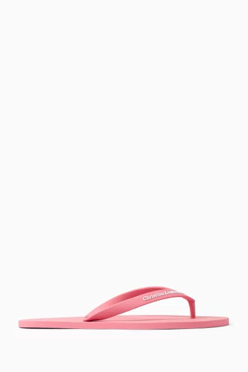 The Christian Louboutin Summer Slippers in Rubber