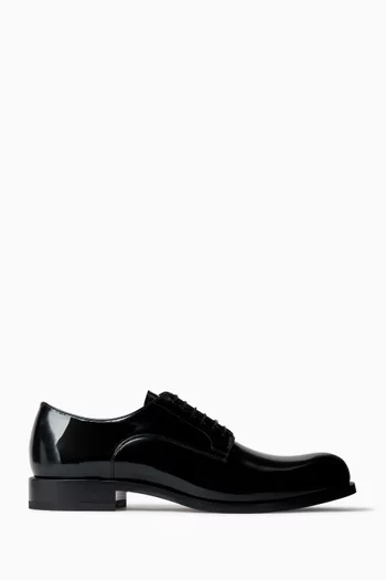 Moustachou Derby Shoes in Leather