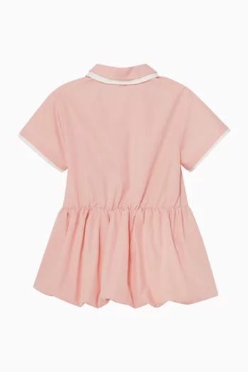 Logo Shirt Dress in Cotton