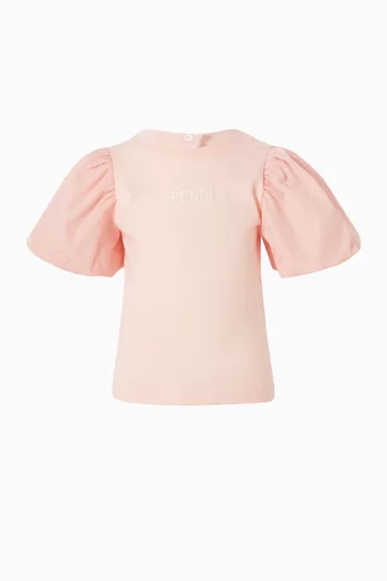Baby Balloon-sleeve T-shirt in Cotton-jersey