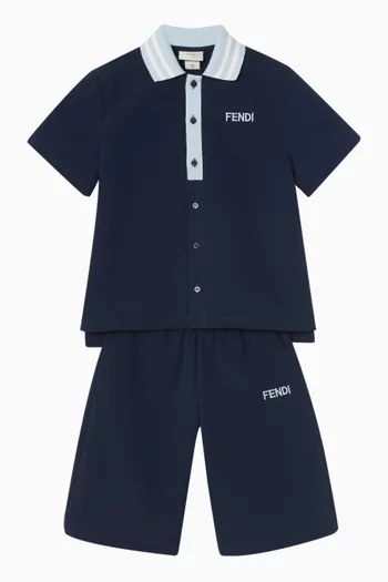 Logo Shorts in Cotton