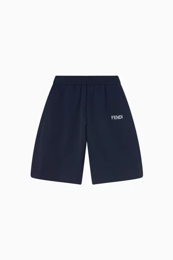 Logo Shorts in Cotton