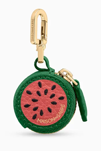 The SABRÉMOJI™ Fruit Charm in Leather