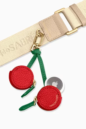 The SABRÉMOJI™ Fruit Charm in Leather