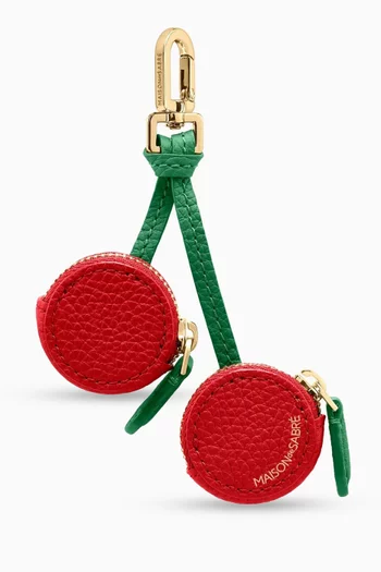 The SABRÉMOJI™ Fruit Charm in Leather