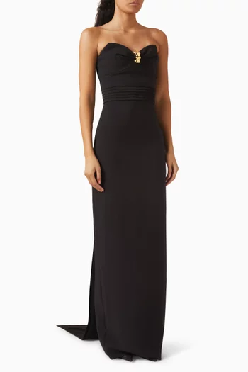 x Pronovias Maurena Strapless Gown