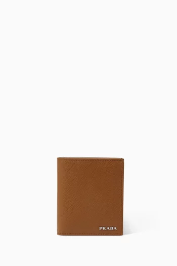 Wallet in Saffiano Leather