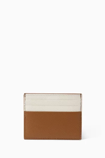 Card Holder in Saffiano Leather
