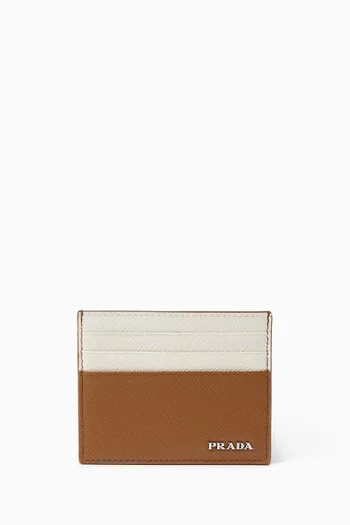 Card Holder in Saffiano Leather