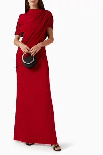 Gathered Drape Dress