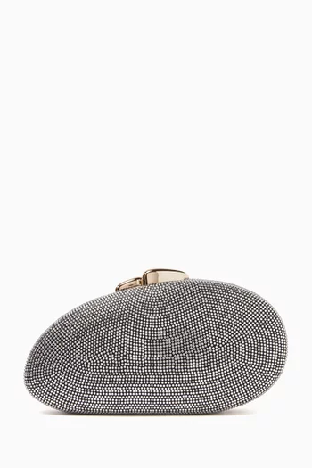 Rhinestone-embellished Evening Clutch