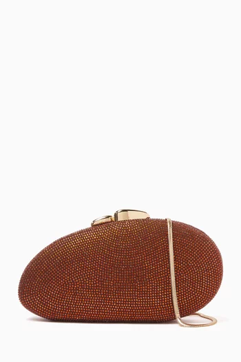 Rhinestone-embellished Evening Clutch