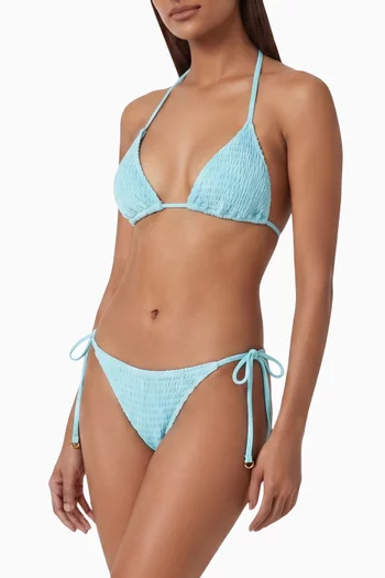 قطعة بيكيني علوية بالمي بتصميم مثلث وقابل للتعديل
