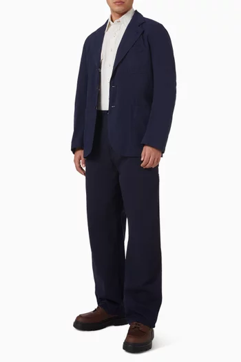 Two Pocket Work Shirt in Cotton & Linen