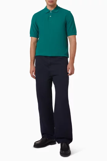 Polo Shirt in Piqué Cotton