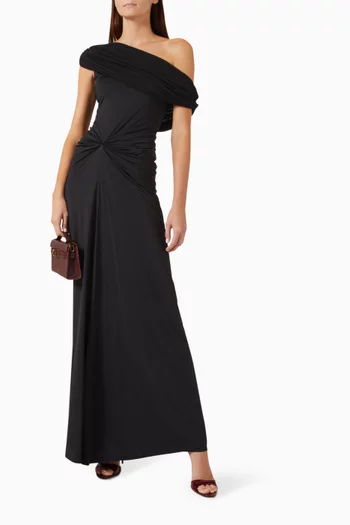 Katya Off-shoulder Dress in Jersey