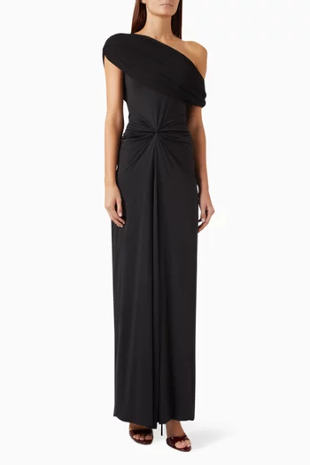 Katya Off-shoulder Dress in Jersey