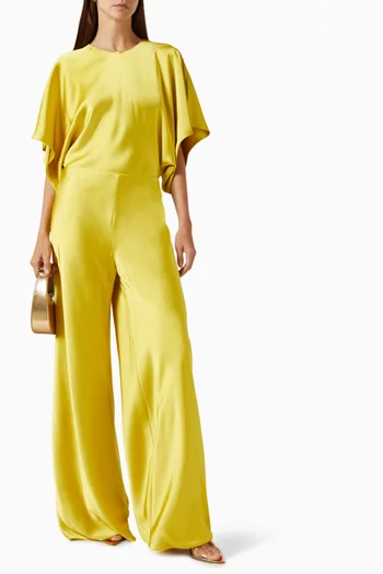 Reverse Obie Jumsuit in Satin