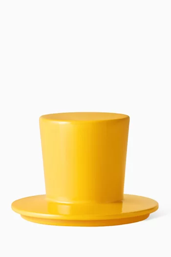 Yellow Glass Lid Chapeau, 200g