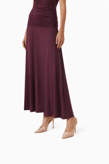 Hawa 100 Slingback Pumps in Lace & Satin