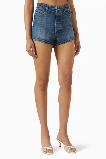 The Grier Shorts in Denim