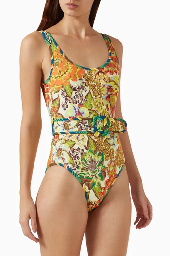 Charlie Belted One-piece Swimsuit