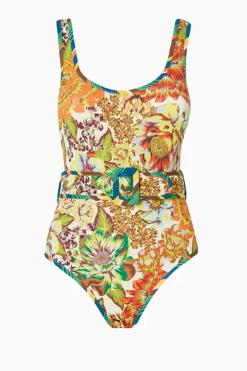 Charlie Belted One-piece Swimsuit