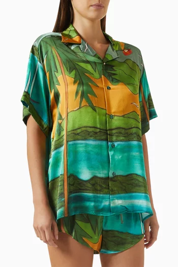 Magdalena Shirt in Silk-satin