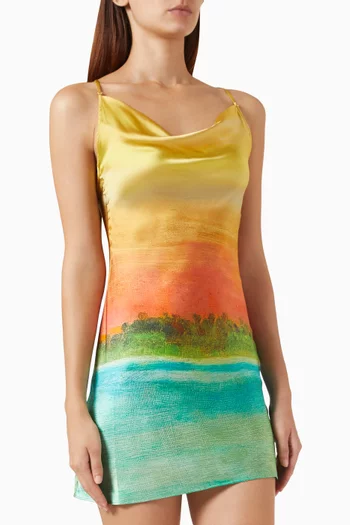 Formentera Mini Dress in Silk