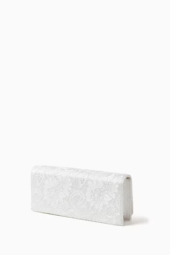 Alicia Clutch Bag in Satin