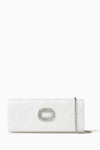 Alicia Clutch Bag in Satin