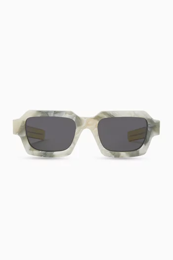Marbre Charme Square Sunglasses in Acetate