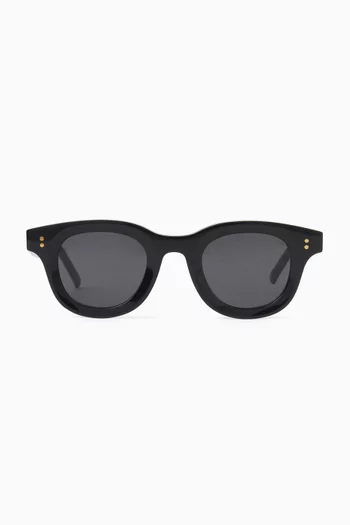 Muse Round Sunglasses in Acetate