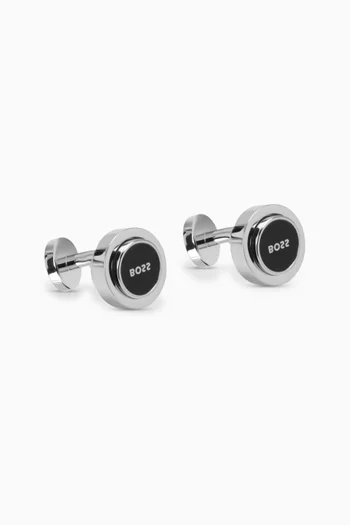 Logo Cufflinks in Brass