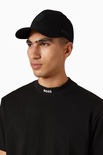 B Icon Cap in Cotton