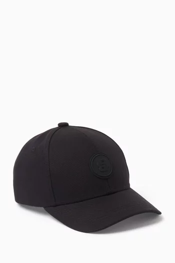 B Icon Cap in Cotton