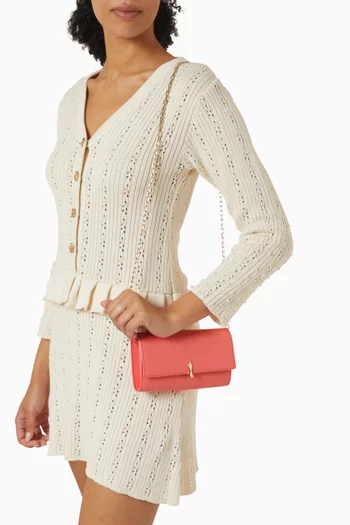 Bettina Wallet on Chain in Leather