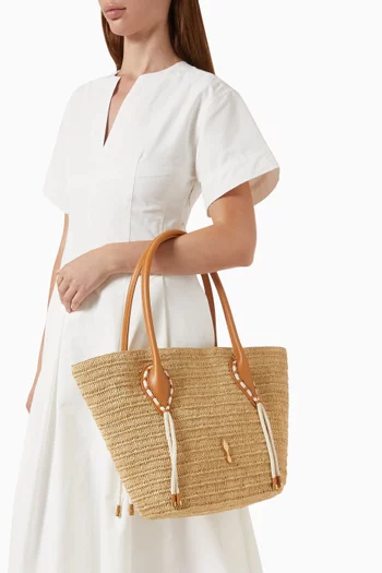 Venus Tote Bag in Raffia