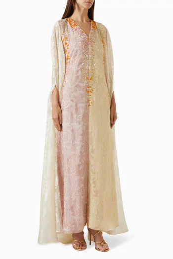 Three-tone Embellished Dress