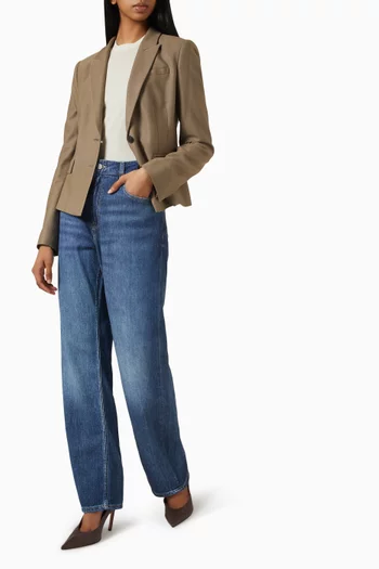 Slim-fit Blazer in Stretch Gabardine