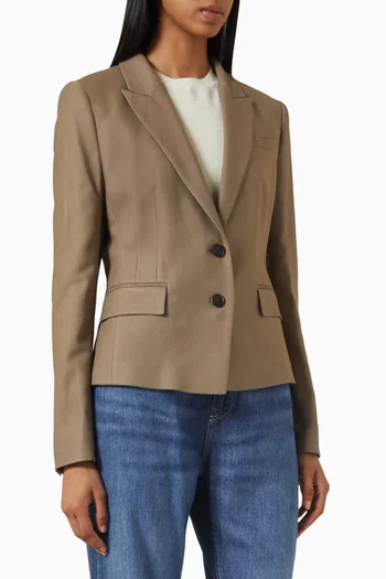 Slim-fit Blazer in Stretch Gabardine