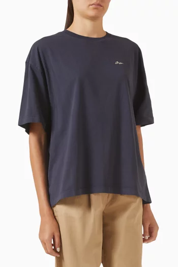 Slogan-print T-shirt in Cotton-jersey