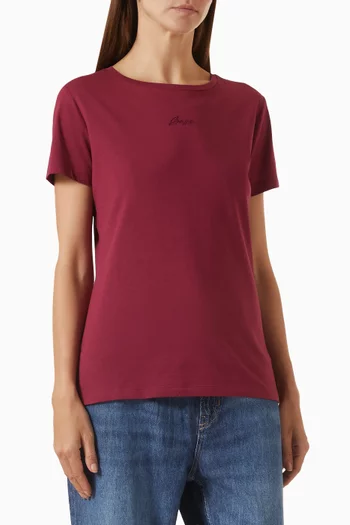 Elove Slim-fit T-shirt in Cotton