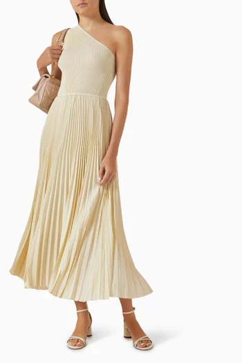 One-shoulder Dress in Knit