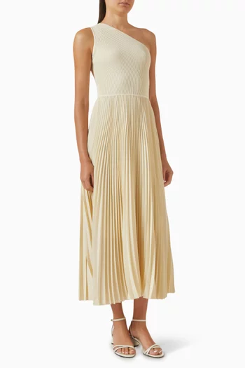 One-shoulder Dress in Knit