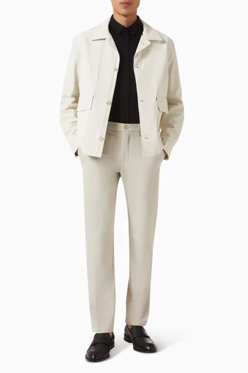 Relaxed-fit Jacket in Cotton & Linen