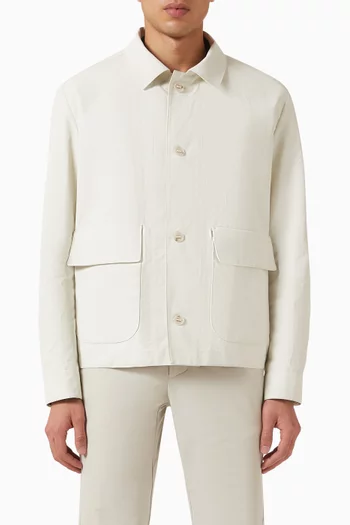 Relaxed-fit Jacket in Cotton & Linen