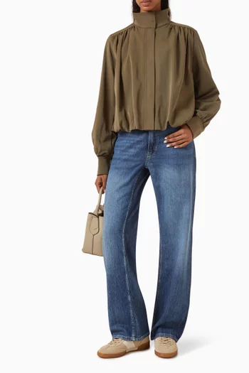 Jolea Balloon-hem Blazer