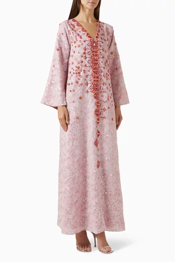 Bead-embroidered Dress